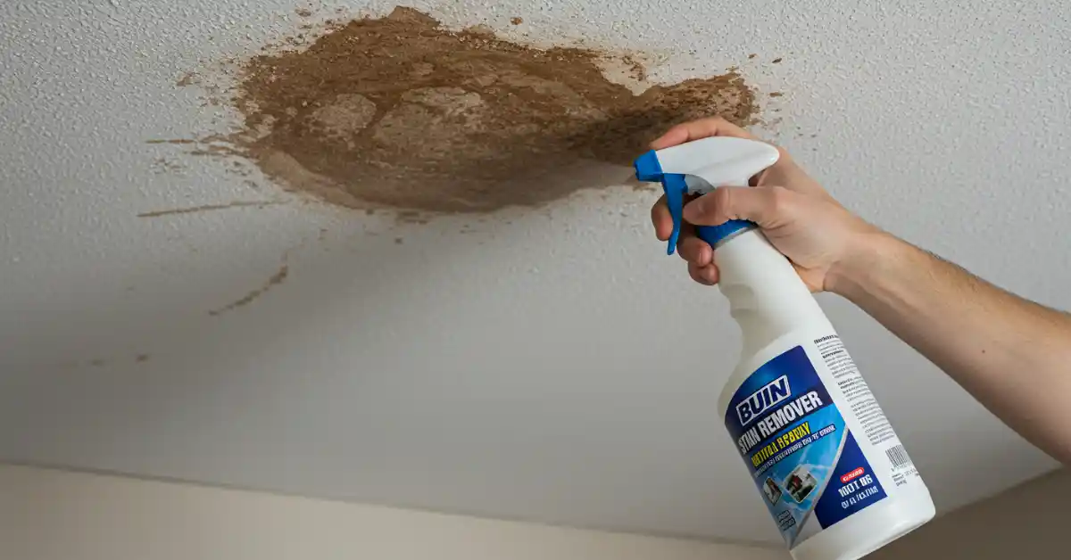 How to Get Rid of Brown Water Stains on Ceiling 6 Commercial Stain Remover