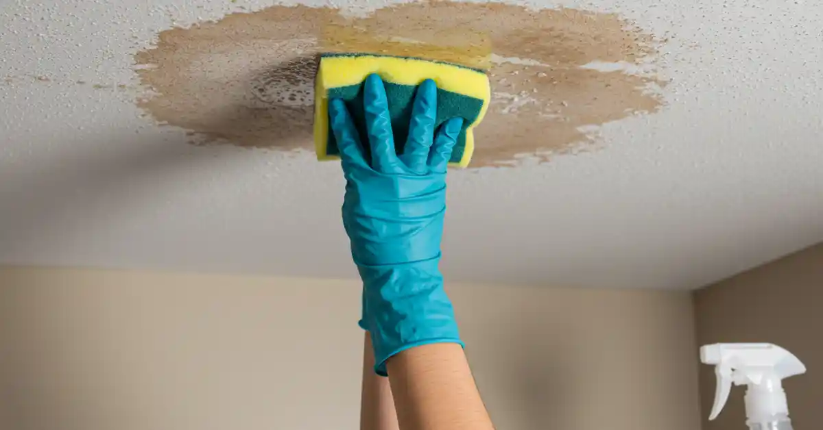 How to Get Rid of Brown Water Stains on Ceiling 3 Vinegar & Water