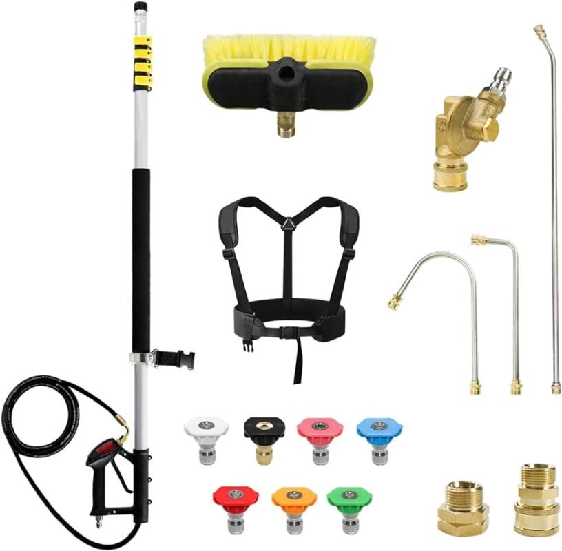 Equipment for ground-level cleaning of gutters