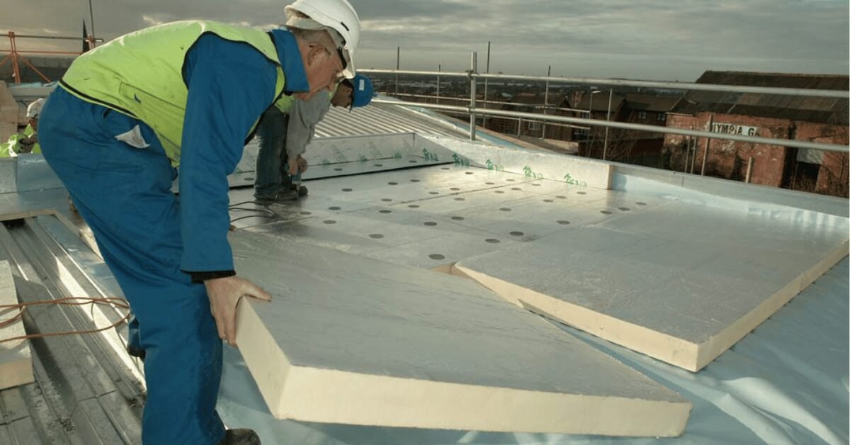 how to insulate a flat roof from the inside