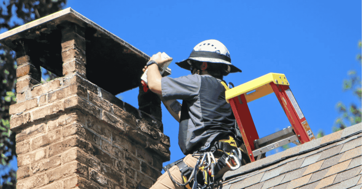 how to fix a leaking chimney