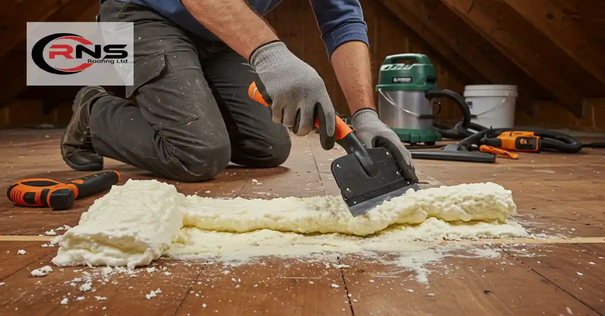 How To Remove Spray Foam Insulation From Roof? 6 Use a Scraper